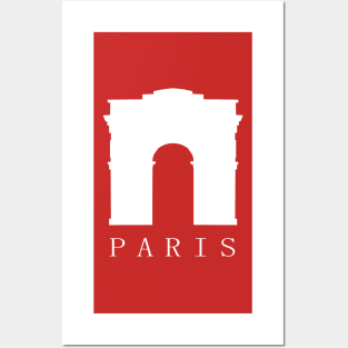 Paris (white) Posters and Art